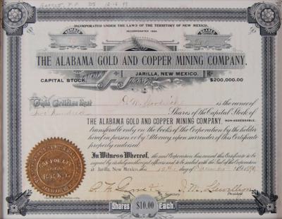 Lot #193 Pat Garrett Document Signed - Friend and Killer of Billy the Kid - Image 2