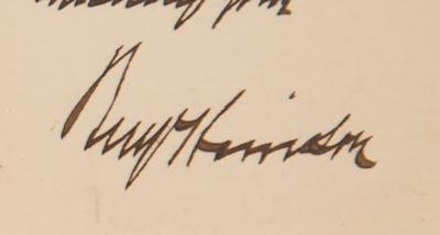 Lot #74 Benjamin Harrison Autograph Letter Signed as President on Army Appointments - Image 3