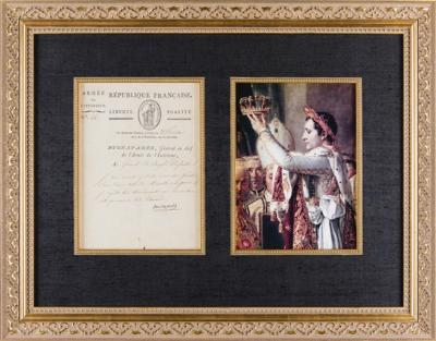 Lot #344 Napoleon Document Signed