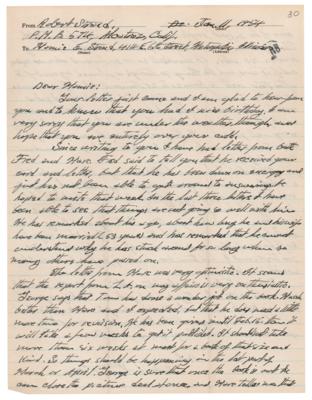 Lot #302 Robert Stroud Autograph Letter Signed on