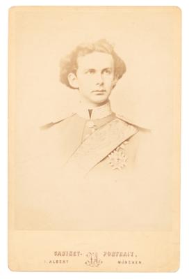 Lot #160 King Ludwig II of Bavaria Rare Signed Photograph - Image 1