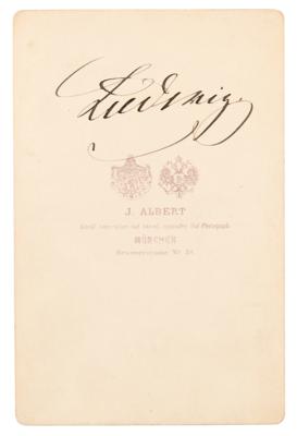 Lot #160 King Ludwig II of Bavaria Rare Signed Photograph - Image 2