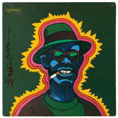 Lot #662 Lightnin' Hopkins Signed Album -