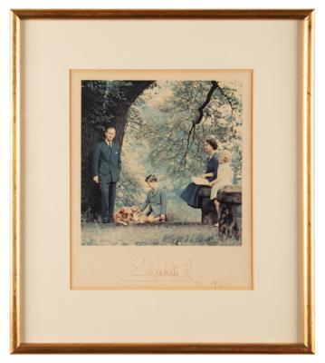 Lot #291 Queen Elizabeth II Signed Photograph - Image 2