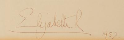 Lot #291 Queen Elizabeth II Signed Photograph - Image 3