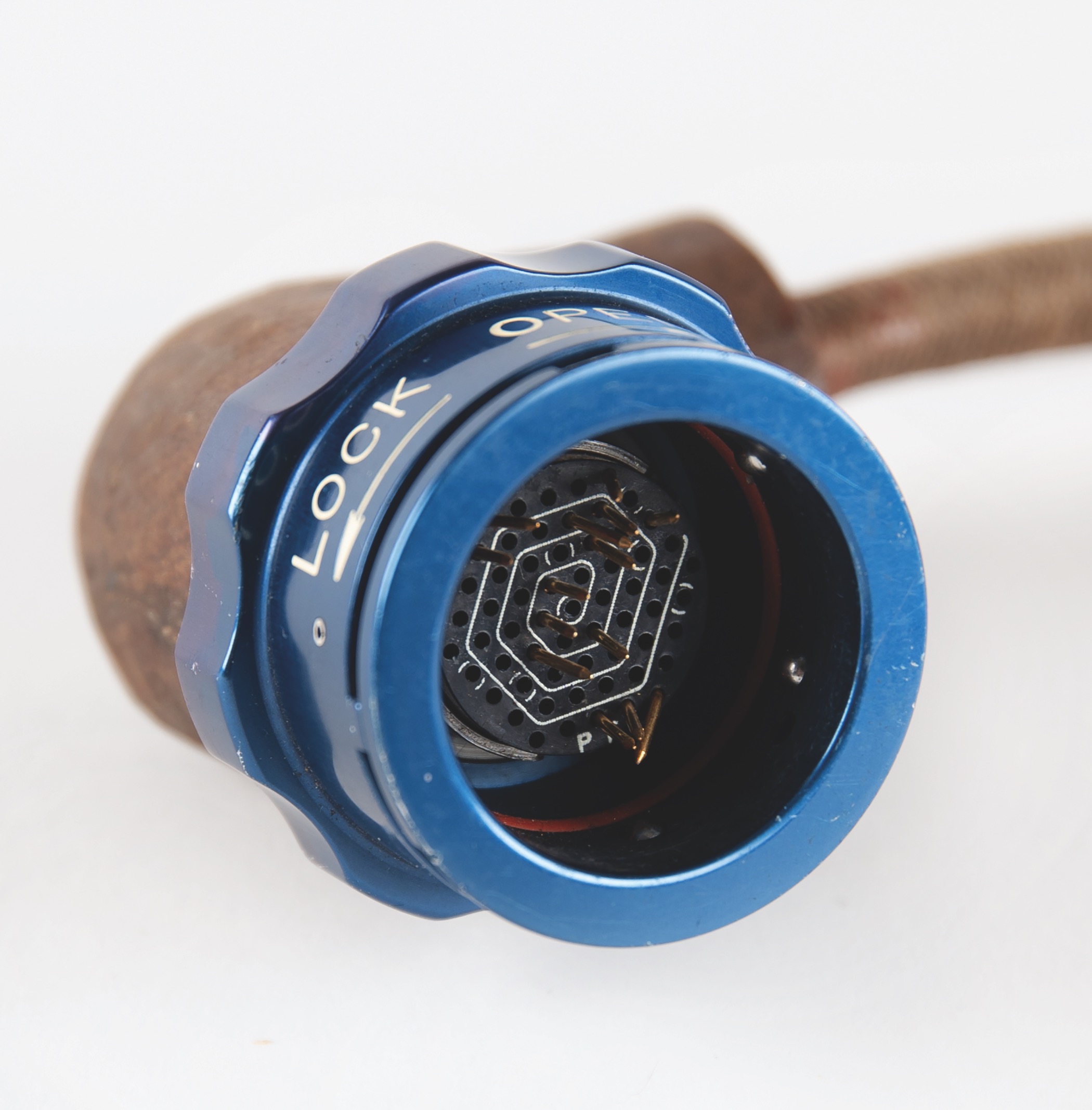 Lot #419 Apollo-era Communications Control Unit Adapter Cable Cable - Image 3