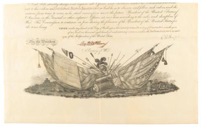 Lot #81 Rutherford B. Hayes Partial Document Signed as President - Image 1