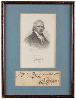 Lot #211 George Clinton Signature