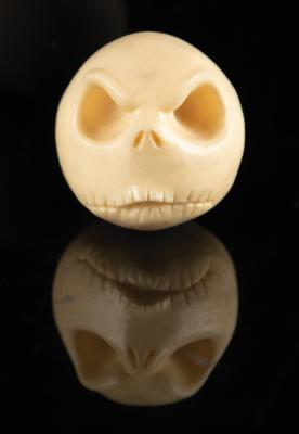 Lot #839 The Nightmare Before Christmas: Jack Skellington Prop Skull - Image 1