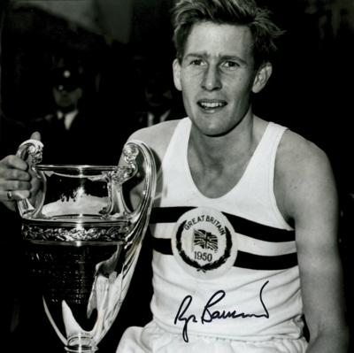 Lot #880 Roger Bannister Signed Photograph