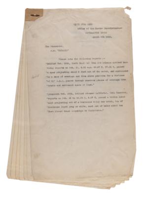 Lot #310 Titanic: Packet of (6) 'Obstruction to