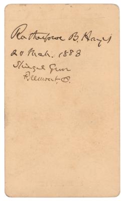 Lot #79 Rutherford B. Hayes Signed Photograph - Image 1