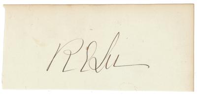 Lot #333 Robert E. Lee Signature