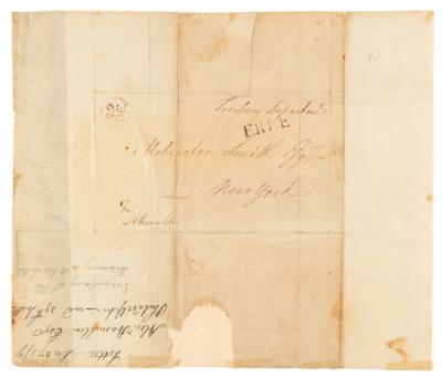 Lot #146 Alexander Hamilton Signed Free Frank - Image 3