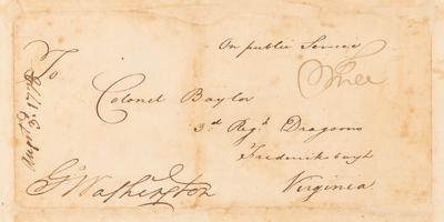 Lot #2 George Washington Revolutionary War-Dated Signed Free Frank (1778) - Image 1
