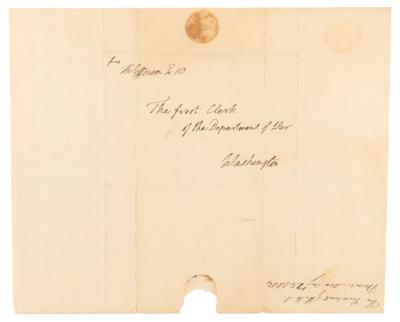 Lot #7 Thomas Jefferson Signed Free Frank as President - Image 2