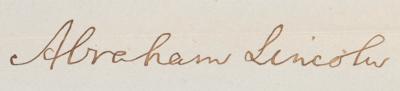 Lot #21 Abraham Lincoln Document Signed as President, Pardoning a Mutiny Leader - Image 3