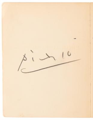 Lot #591 Pablo Picasso Signed Book - The Man with the Sheep by Andre Verdet - Image 2
