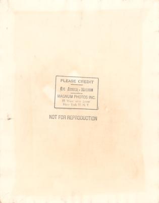 Lot #754 Clark Gable: The Misfits Original Eve Arnold Photograph - Gifted to Marion Davies by Gable's Widow, Kay Williams - Image 2