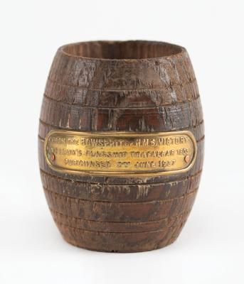 Lot #367 Horatio Nelson: HMS Victory Wooden Artifact Relic - Image 1