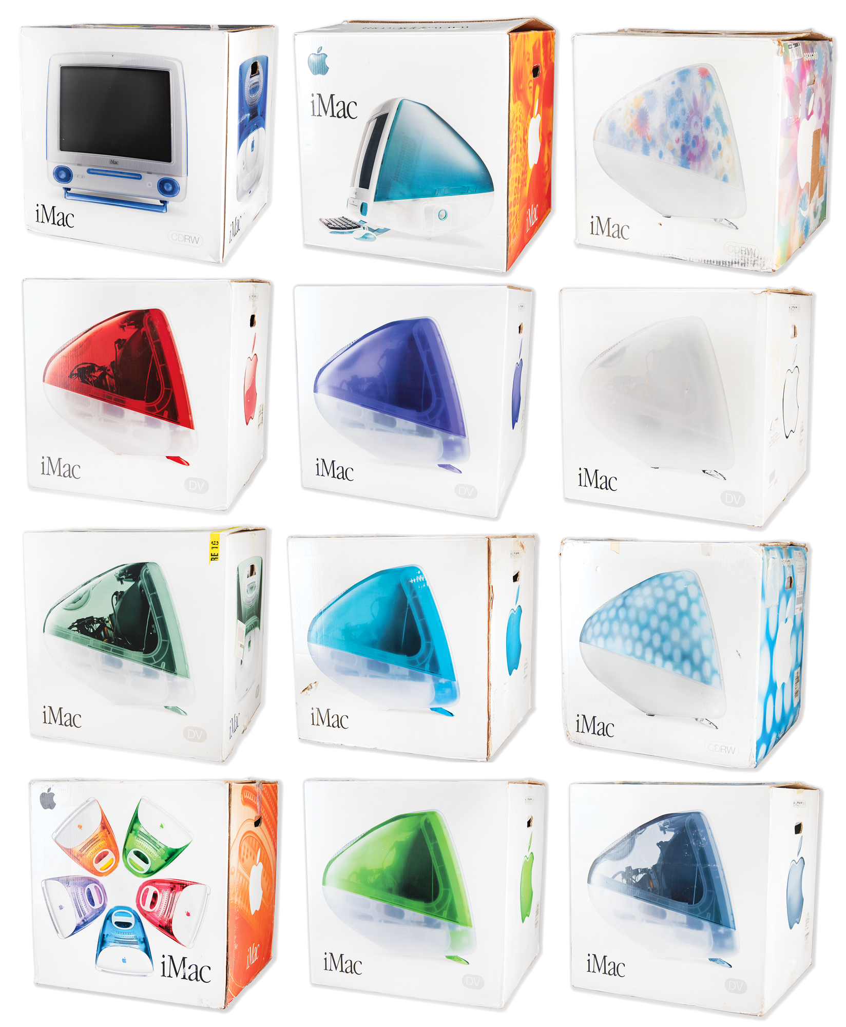 Apple iMac G3オリジナルボックス付属 Apple iMac G3 Collection of (13) 1st and 2nd Generation