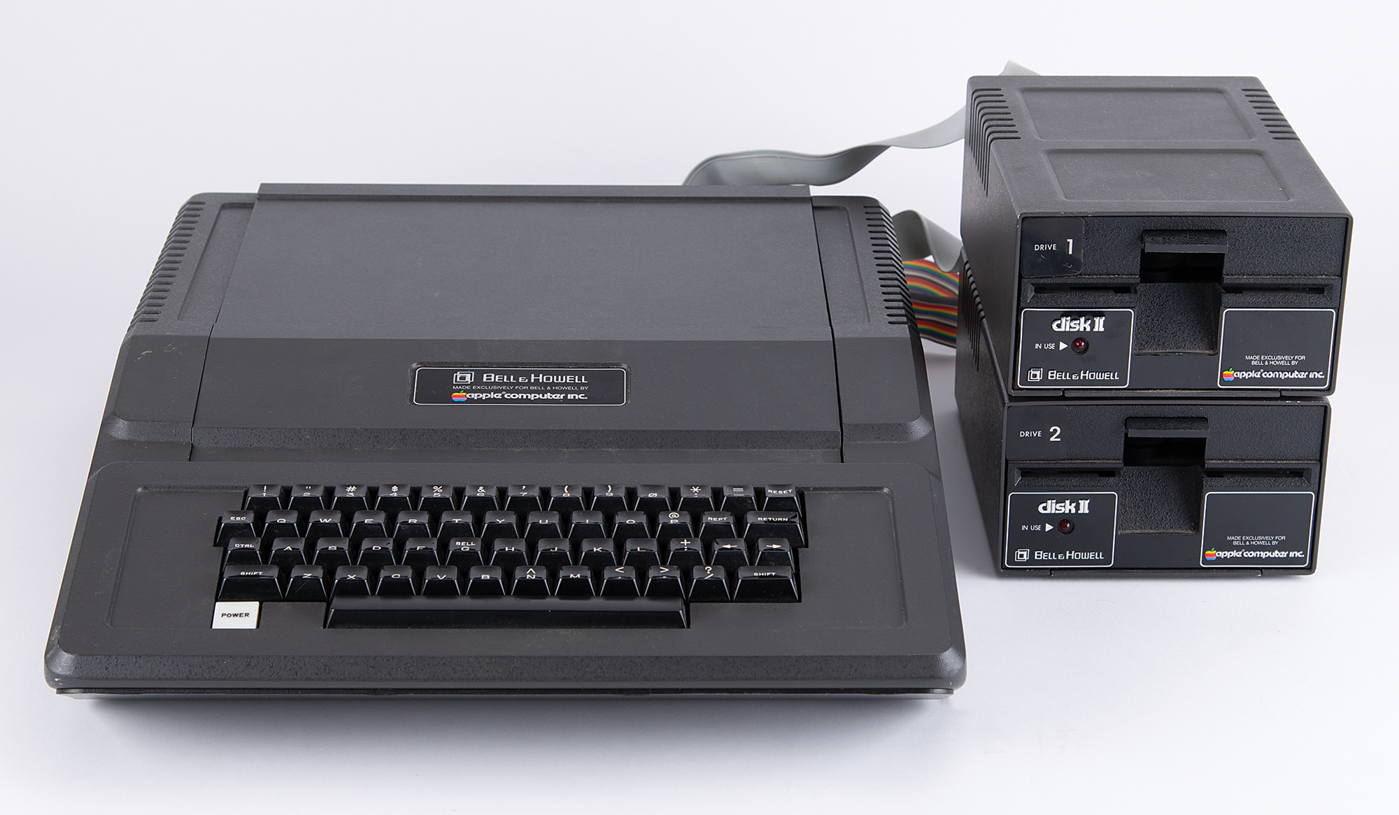 Apple II Plus Computer: Scarce Bell & Howell 'Darth Vader'