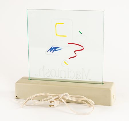 Lot #3128 Apple Macintosh 'Picasso' Dealer Sign - Image 2