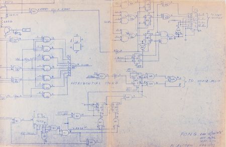 Lot #3161 Allan Alcorn: Original Pong Schematics (c. 1972) - Image 5
