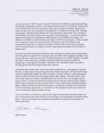 Lot #3161 Allan Alcorn: Original Pong Schematics (c. 1972) - Image 6