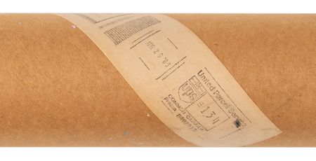 Lot #3098 Steve Jobs's Apple IIe Promotional Poster with Original Shipping Tube - Image 6