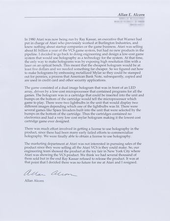 Lot #3160 Allan Alcorn: Atari Cosmos Prototype - Image 9