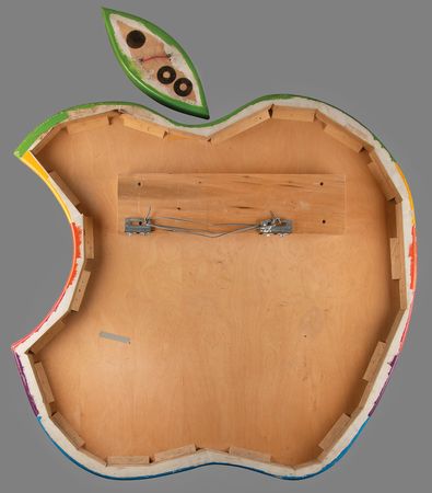 Lot #3124 Apple Large 'Rainbow Logo' Display - Originates From the Macintosh Factory in Fremont, California - Image 2