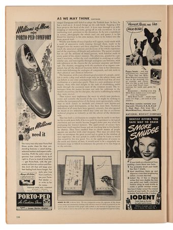 Lot #3145 Vannevar Bush: 'As We May Think' in The Atlantic (July 1945) - Image 7