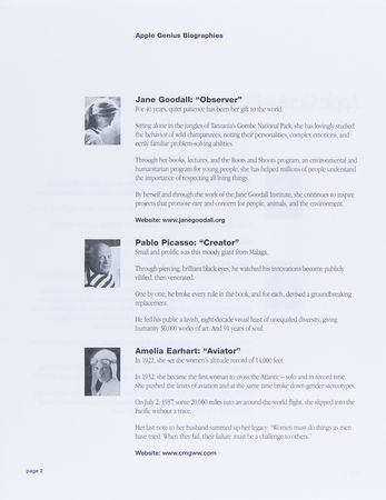 Lot #3108 Apple 'Educator Series' Posters (10) Complete Set with Original Box - Image 16