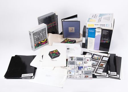 Lot #3030 NeXTcube Workstation Set with Computer, Monitor, Printer, Sound Box, and Software (with Boxes) - Image 8