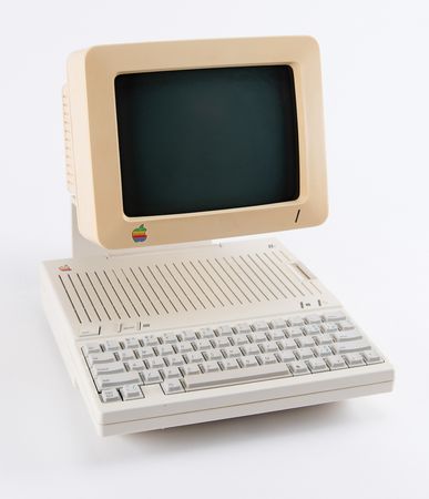 Lot #3025 Apple IIc Computer (Canadian Model, in Box) with Apple IIc Monitor and Stand - Image 2