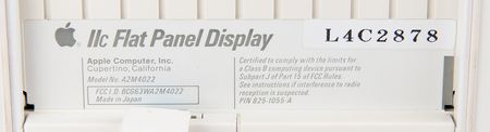 Lot #3026 Apple IIc Flat Panel Display - Image 3