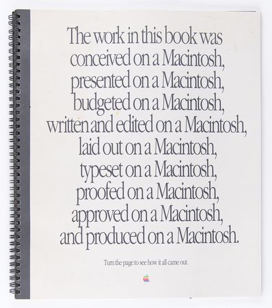 Lot #3130 Apple Macintosh II Desktop Media Brochure - Image 1