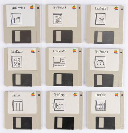 Lot #3017 Apple Lisa Software Suite including Pascal, with 5.25