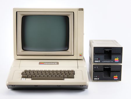 Lot #3005 Apple II Computer with Apple Monitor II,