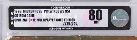 Lot #3169 Civilization II: Gold Edition (Sealed PC CD-ROM) - VGA NM 80 - Image 3