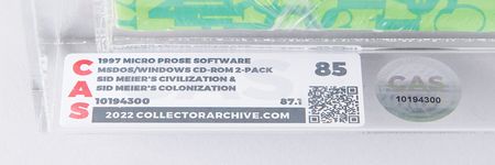Lot #3192 Sid Meier's Civilization and Colonization [2-Pack] (Sealed PC CD-ROMs) - CAS 85 - Image 3