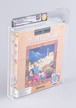 Lot #3190 Quest for Glory II: Trial by Fire (Sealed PC 3.5? Floppy Disk) - VGA NM+ 85+ - Image 1