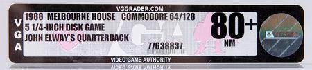 Lot #3175 John Elway's Quarterback (Sealed Commodore 64/128 5.25″ Floppy Disk) - VGA NM 80+ - Image 3