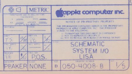 Lot #3018 Apple Lisa (5) Early Developer Schematics with Final Draft 'LISA Hardware Manual' from 1982 - Image 7