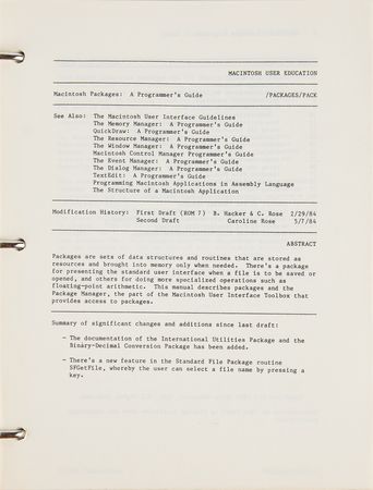 Lot #3021 Apple II and Macintosh (5) Developer Manuals - Image 7