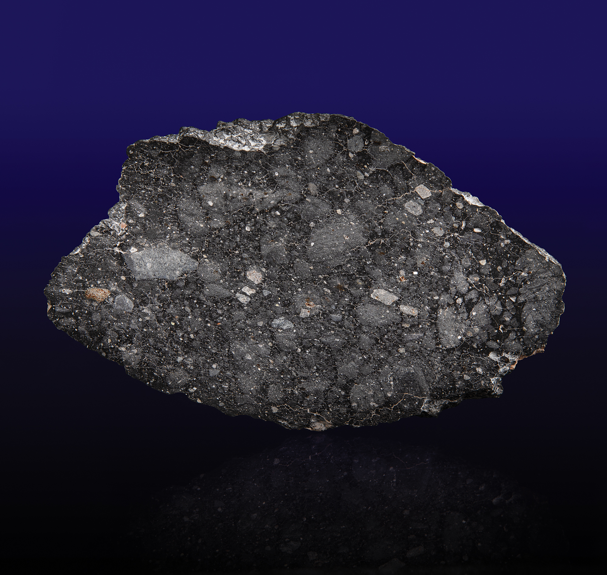 NWA 13951 Lunar Meteorite 'Starry Night' End Cut - Large 2.97