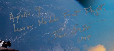 Lot #4254 Gemini 8, Apollo 9, and Apollo 15 Flown Artifact Display - From the Personal Collection of Dave Scott - Image 4
