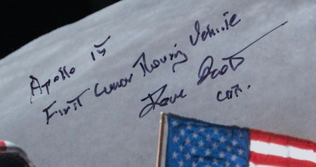 Lot #4254 Gemini 8, Apollo 9, and Apollo 15 Flown Artifact Display - From the Personal Collection of Dave Scott - Image 5