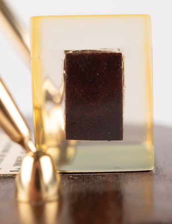 Lot #4030 Gemini 8 Flown Heatshield Pen Holder - Image 6